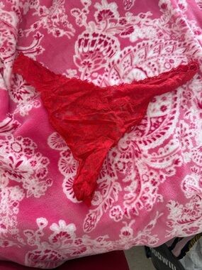 Auden Red Lace Thong